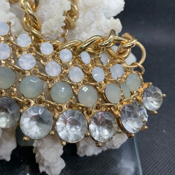 Boho Glam Rhinestone Statement Necklace - Picture 6 of 8